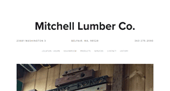 Desktop Screenshot of mitchelllumberco.com